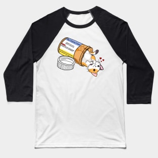 Calico kitty antidepressant love medicine Baseball T-Shirt